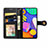 Custodia Portafoglio In Pelle Cover con Supporto S05D per Samsung Galaxy F62 5G