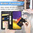 Custodia Portafoglio In Pelle Cover con Supporto S05D per Samsung Galaxy Quantum2 5G