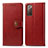 Custodia Portafoglio In Pelle Cover con Supporto S05D per Samsung Galaxy S20 FE (2022) 5G Rosso