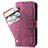Custodia Portafoglio In Pelle Cover con Supporto S06D per Samsung Galaxy S20 5G Rosso
