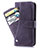 Custodia Portafoglio In Pelle Cover con Supporto S06D per Samsung Galaxy S20 5G Viola