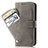 Custodia Portafoglio In Pelle Cover con Supporto S06D per Samsung Galaxy S20 Ultra 5G Grigio