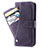 Custodia Portafoglio In Pelle Cover con Supporto S06D per Samsung Galaxy S20 Ultra 5G Viola
