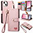 Custodia Portafoglio In Pelle Cover con Supporto S07D per Apple iPhone 13