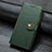 Custodia Portafoglio In Pelle Cover con Supporto S07D per Google Pixel 4 XL Verde