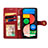 Custodia Portafoglio In Pelle Cover con Supporto S07D per Google Pixel 4a 5G