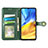 Custodia Portafoglio In Pelle Cover con Supporto S07D per Huawei Honor X10 Max 5G