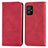 Custodia Portafoglio In Pelle Cover con Supporto S08D per Asus Zenfone 8 ZS590KS Rosso