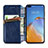 Custodia Portafoglio In Pelle Cover con Supporto S09D per Huawei P40 Pro