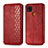 Custodia Portafoglio In Pelle Cover con Supporto S09D per Xiaomi Redmi 10A 4G Rosso