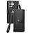 Custodia Portafoglio In Pelle Cover con Supporto S15D per Samsung Galaxy S22 Ultra 5G