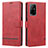 Custodia Portafoglio In Pelle Cover con Supporto SY1 per Oppo A95 5G Rosso