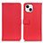Custodia Portafoglio In Pelle Cover con Supporto T01 per Apple iPhone 13 Mini Rosso
