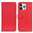 Custodia Portafoglio In Pelle Cover con Supporto T01 per Apple iPhone 13 Pro Max Rosso