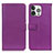Custodia Portafoglio In Pelle Cover con Supporto T01 per Apple iPhone 13 Pro Max Viola