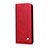 Custodia Portafoglio In Pelle Cover con Supporto T01 per OnePlus 8 Pro Rosso