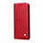 Custodia Portafoglio In Pelle Cover con Supporto T01 per Oppo A91 Rosso