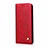 Custodia Portafoglio In Pelle Cover con Supporto T01 per Oppo Find X2 Neo Rosso