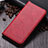 Custodia Portafoglio In Pelle Cover con Supporto T01 per Oppo RX17 Pro Rosso