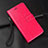 Custodia Portafoglio In Pelle Cover con Supporto T01 per Samsung Galaxy A70 Rosa Caldo