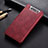 Custodia Portafoglio In Pelle Cover con Supporto T01 per Samsung Galaxy A80 Rosso