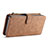 Custodia Portafoglio In Pelle Cover con Supporto T01 per Samsung Galaxy Note 10