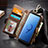 Custodia Portafoglio In Pelle Cover con Supporto T01 per Samsung Galaxy S9 Plus