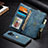 Custodia Portafoglio In Pelle Cover con Supporto T01 per Samsung Galaxy S9 Plus Rosso