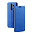 Custodia Portafoglio In Pelle Cover con Supporto T01 per Xiaomi Redmi Note 8 Pro Blu