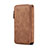 Custodia Portafoglio In Pelle Cover con Supporto T02 per Apple iPhone 12