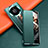 Custodia Portafoglio In Pelle Cover con Supporto T02 per Huawei Mate 40 Pro+ Plus Verde