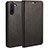 Custodia Portafoglio In Pelle Cover con Supporto T02 per Samsung Galaxy Note 10 Nero