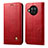 Custodia Portafoglio In Pelle Cover con Supporto T02 per Xiaomi Mi 10T Lite 5G Rosso