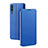 Custodia Portafoglio In Pelle Cover con Supporto T02 per Xiaomi Mi Note 10 Blu