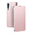 Custodia Portafoglio In Pelle Cover con Supporto T02 per Xiaomi Mi Note 10 Pro Oro Rosa