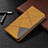 Custodia Portafoglio In Pelle Cover con Supporto T02 per Xiaomi Poco M2 Pro Arancione