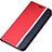 Custodia Portafoglio In Pelle Cover con Supporto T03 per Huawei Honor V20 Rosso