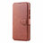 Custodia Portafoglio In Pelle Cover con Supporto T03 per Huawei Nova 4e Arancione