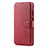 Custodia Portafoglio In Pelle Cover con Supporto T03 per Huawei Nova 4e Rosso