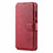 Custodia Portafoglio In Pelle Cover con Supporto T03 per Huawei P30 Lite New Edition Rosso