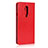 Custodia Portafoglio In Pelle Cover con Supporto T03 per OnePlus 7T Pro Rosso