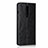 Custodia Portafoglio In Pelle Cover con Supporto T03 per OnePlus 8 Nero