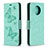 Custodia Portafoglio In Pelle Cover con Supporto T03 per Xiaomi Mi 10T Lite 5G Verde Pastello