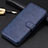Custodia Portafoglio In Pelle Cover con Supporto T03 per Xiaomi Mi 9T Blu