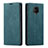 Custodia Portafoglio In Pelle Cover con Supporto T03 per Xiaomi Poco M2 Pro Verde