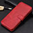 Custodia Portafoglio In Pelle Cover con Supporto T03 per Xiaomi Redmi K20 Pro Rosso