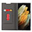 Custodia Portafoglio In Pelle Cover con Supporto T03D per Samsung Galaxy S21 Ultra 5G