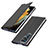 Custodia Portafoglio In Pelle Cover con Supporto T03D per Samsung Galaxy S21 Ultra 5G Nero