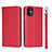 Custodia Portafoglio In Pelle Cover con Supporto T04 per Apple iPhone 11 Rosso