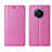 Custodia Portafoglio In Pelle Cover con Supporto T04 per Oppo Ace2 Rosa